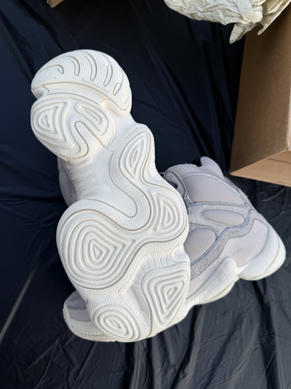 adidas Yeezy 500 High Mist Stone GV7775 High Top Suede White Men’s Sneaker