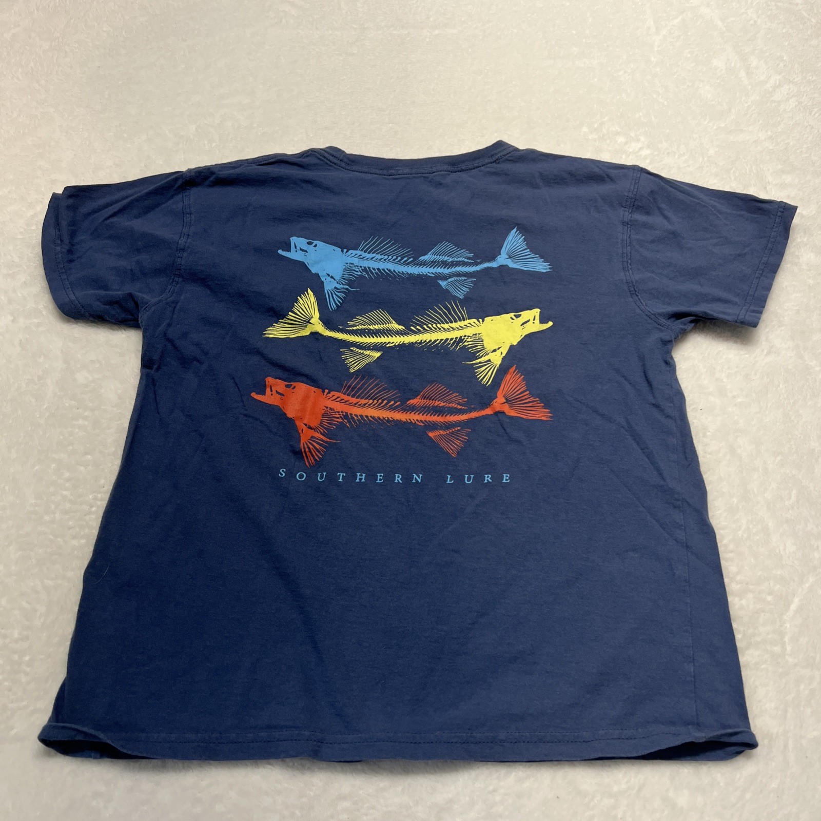3 Southern Lure Youth Boys XL T-Shirts Cotton Short Sleeve Christmas Jeep Fish