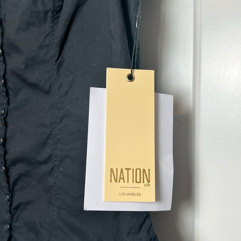 Nation LTD Angel Bubble Sleeve Pima Cotton Top (Small)