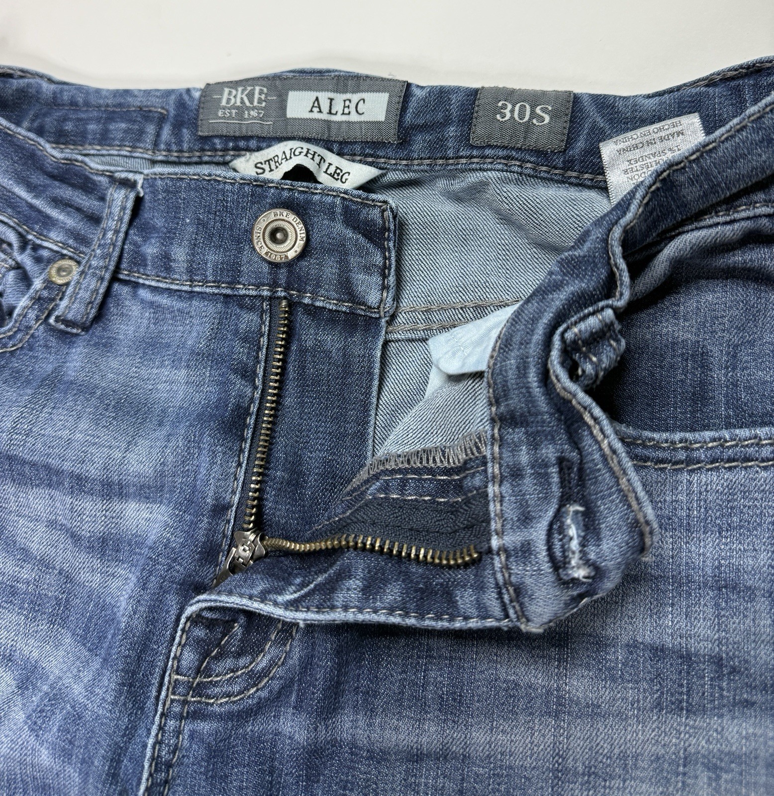BKE Buckle Alec Straight Leg Stretch Jeans Men’s 30×30 ABP5072