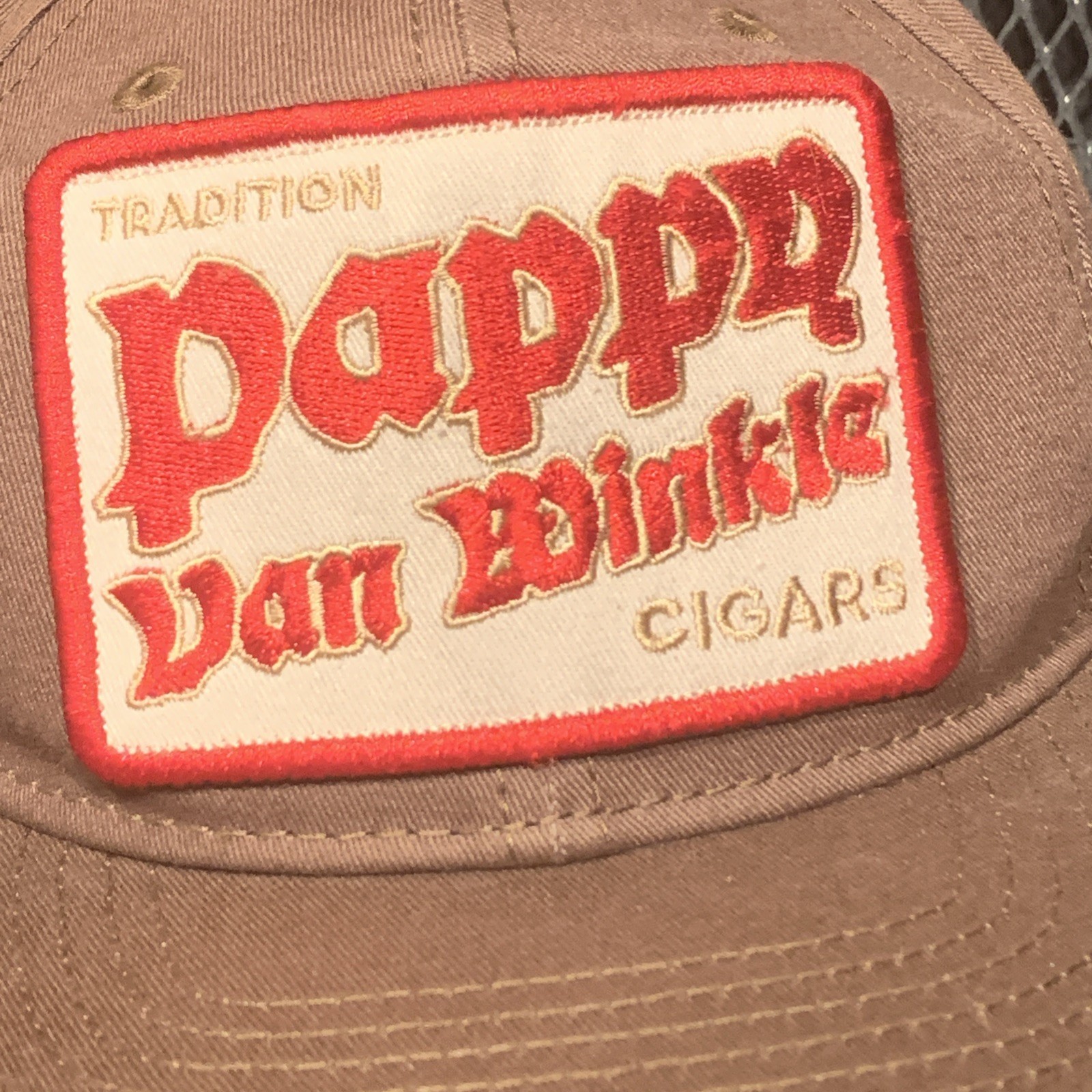 Pappy Van Winkle Barrel Fermented Drew Estate Cigars Brown Cap Hat FREE SHIP US