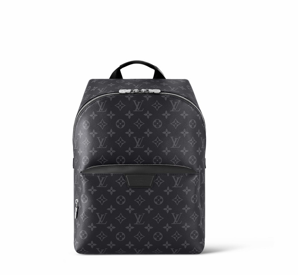LOUIS VUITTON Black letter print Discovery Backpack For Men