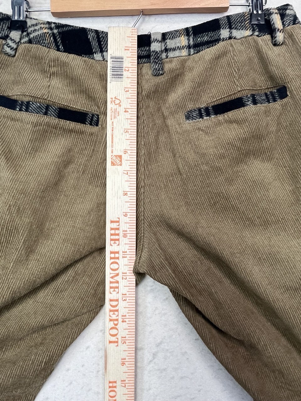 WeSC Men’s Brown Colorblocked Corduroy Cargo Pants Size 29Wx32L