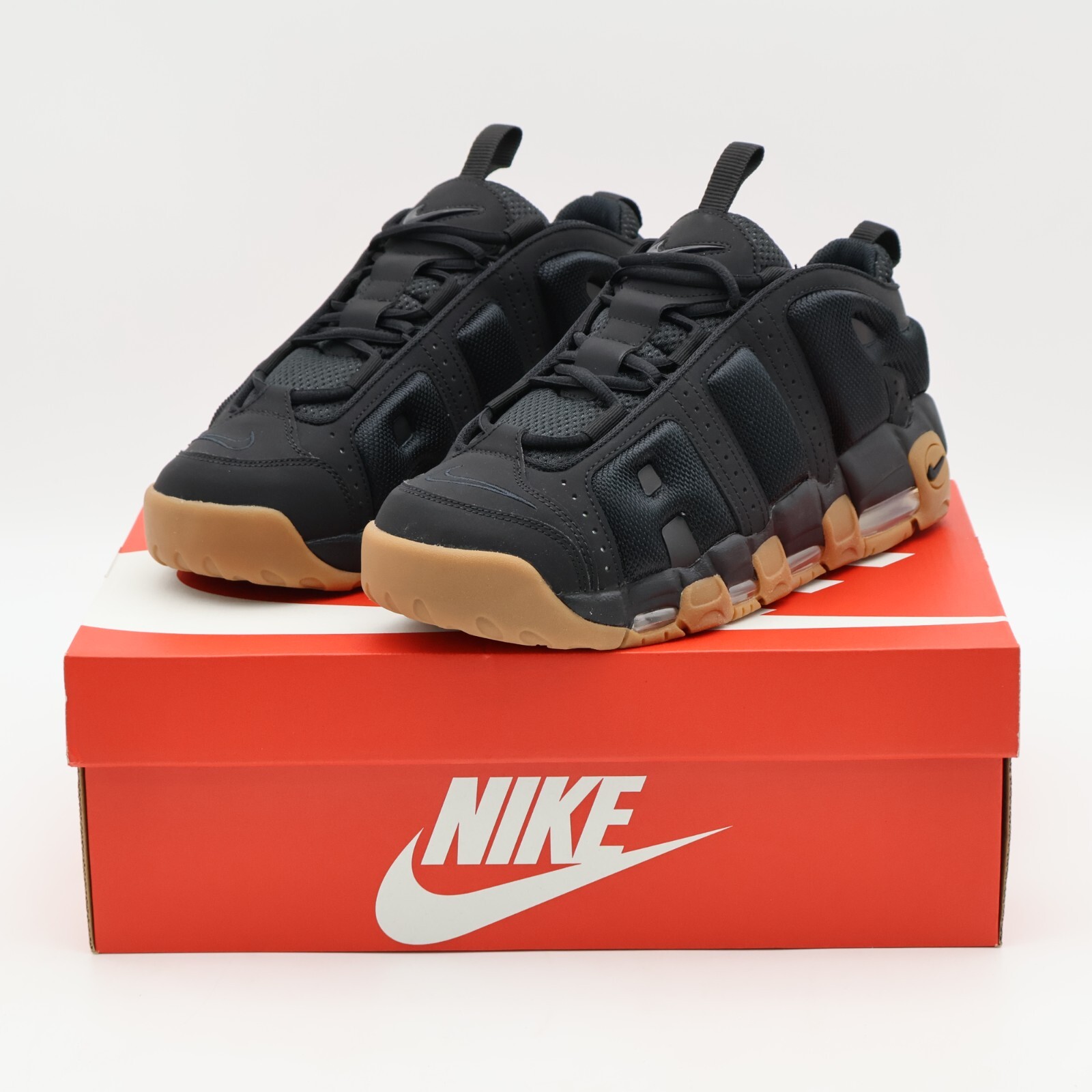 FZ3055-003 Nike Air More Uptempo Low Black Gum Medium Brown Black (Men’s)