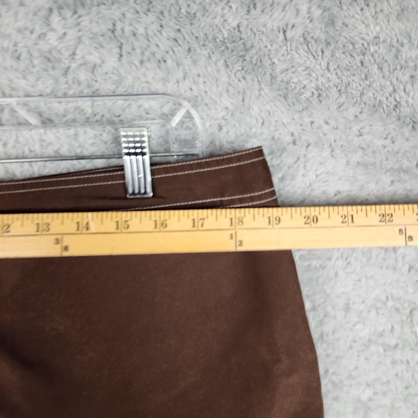 Sand N Sun Swim Shorts Womens Large Brown Beach Surf Pocket Quick Dry Outdoor