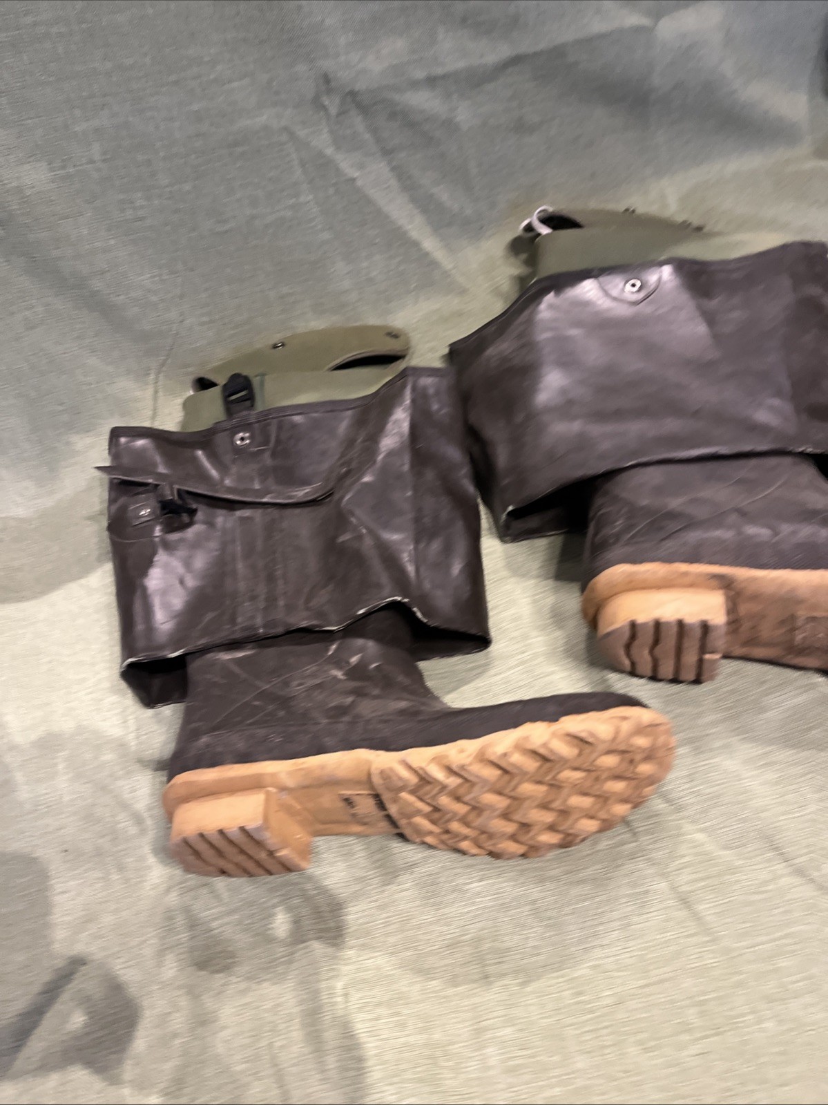 Tingley Overshoes Rubber Rain Boots Size 9 USA Waterproof Work Pair