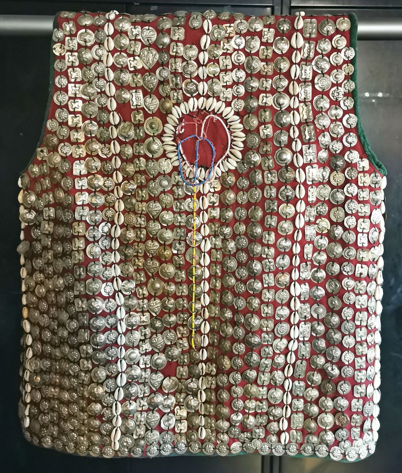 Stunning Masterpiece Rare Metallic Vintage Afghan Kuchi Vest, Never Worn