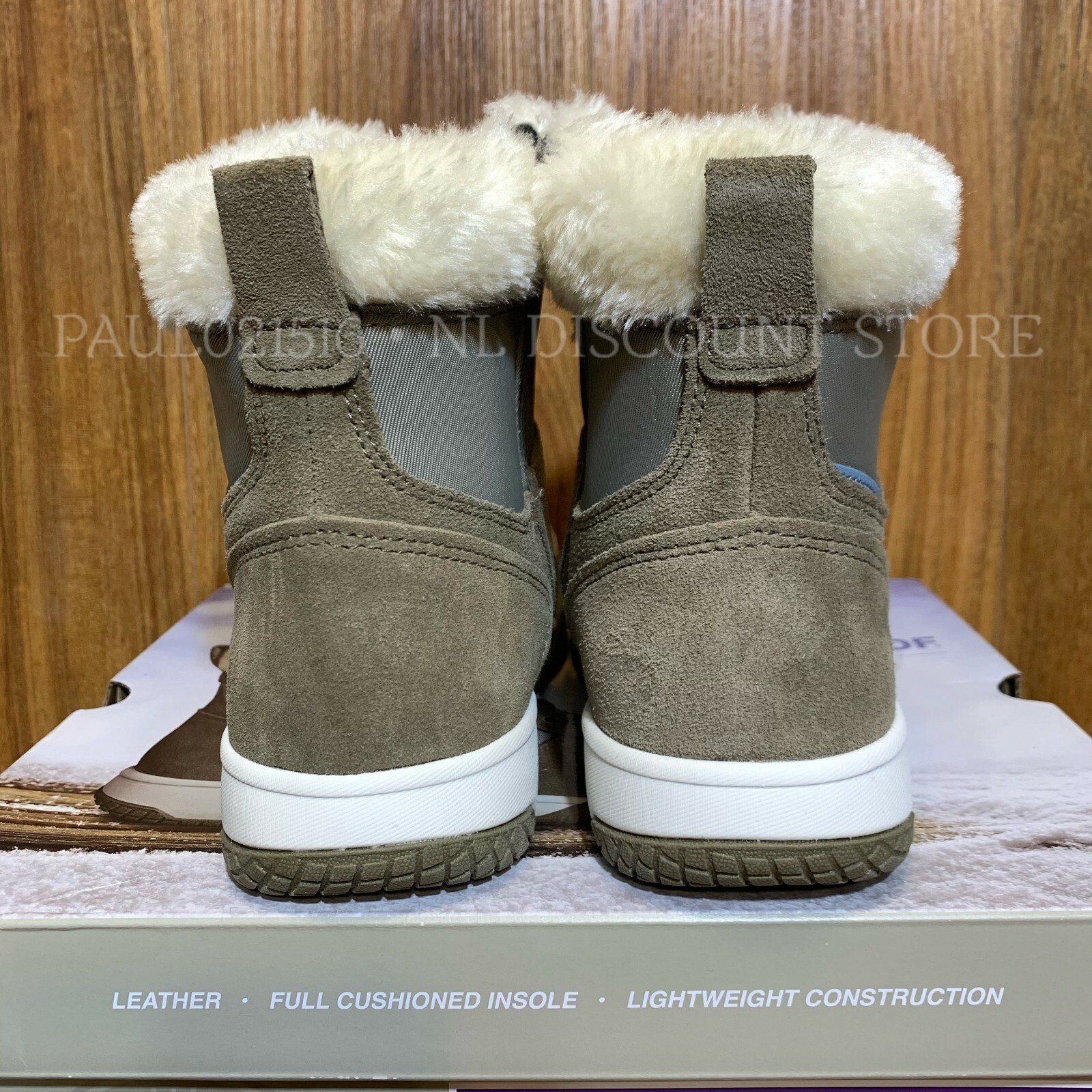 WEATHERPROOF Women’s Chloe Snow Winter Boots ~ Tan/Blue ~ Various Sizes ! !
