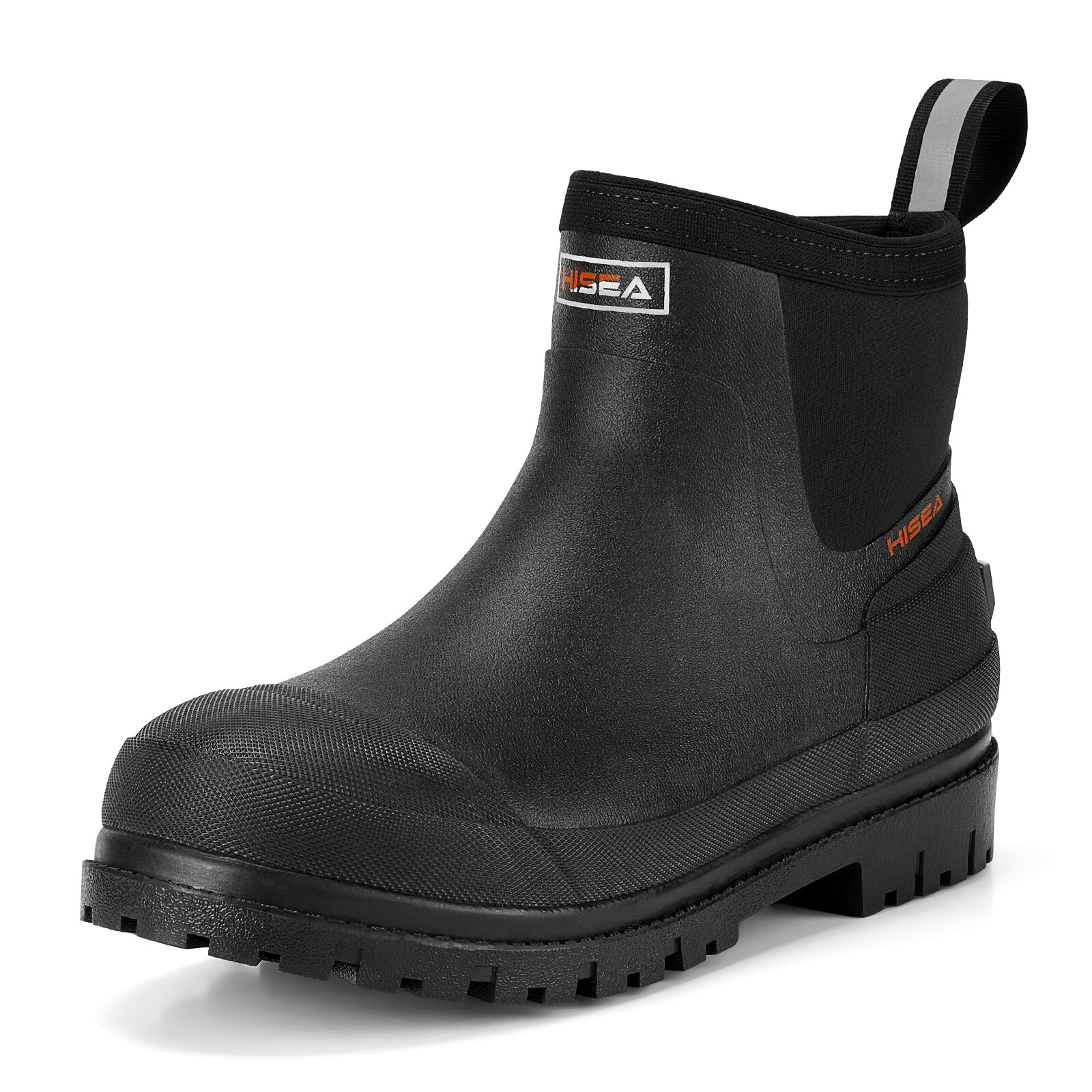 HISEA Men’s Chelsea Rain Boots Waterproof Outdoor Mud Garden Work Ankle Boots
