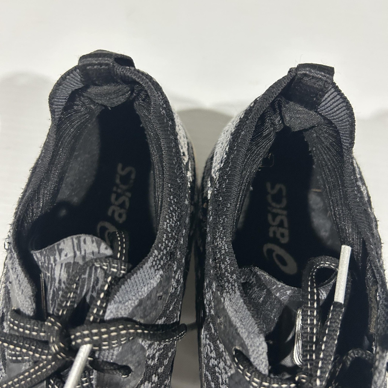 ASICS GEL Kinsei Blast Shoes Womens US 9.5 Black Grey Running Sneakers 1012B329
