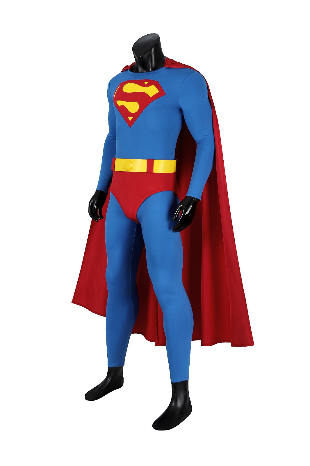 Christopher Reeve superman 1978 Superman Cosplay Costume Jumpsuit Halloween Set