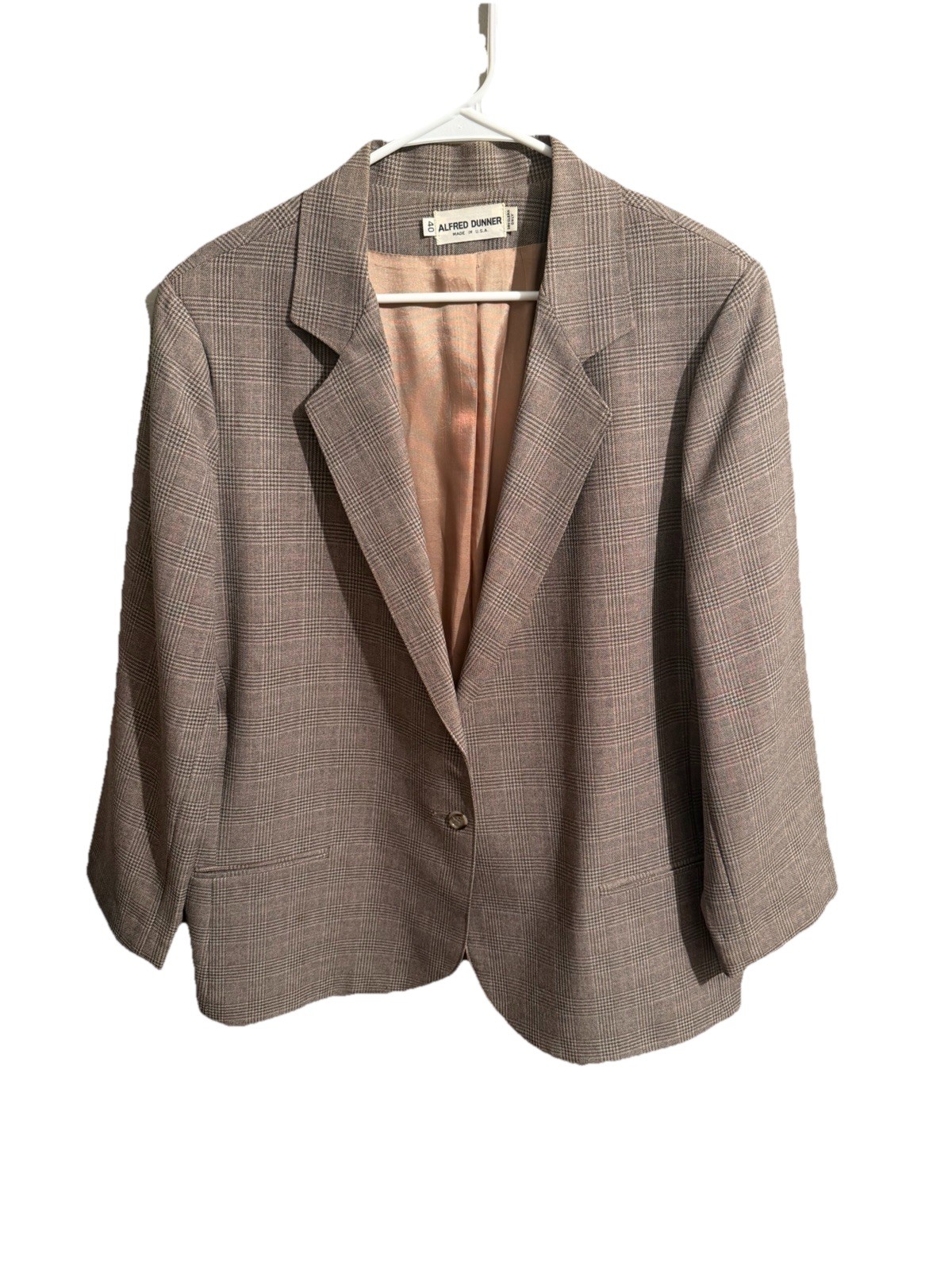 Vintage Alfred Dunner Suit jacket Sports Coat Blazer Size 40 1980s