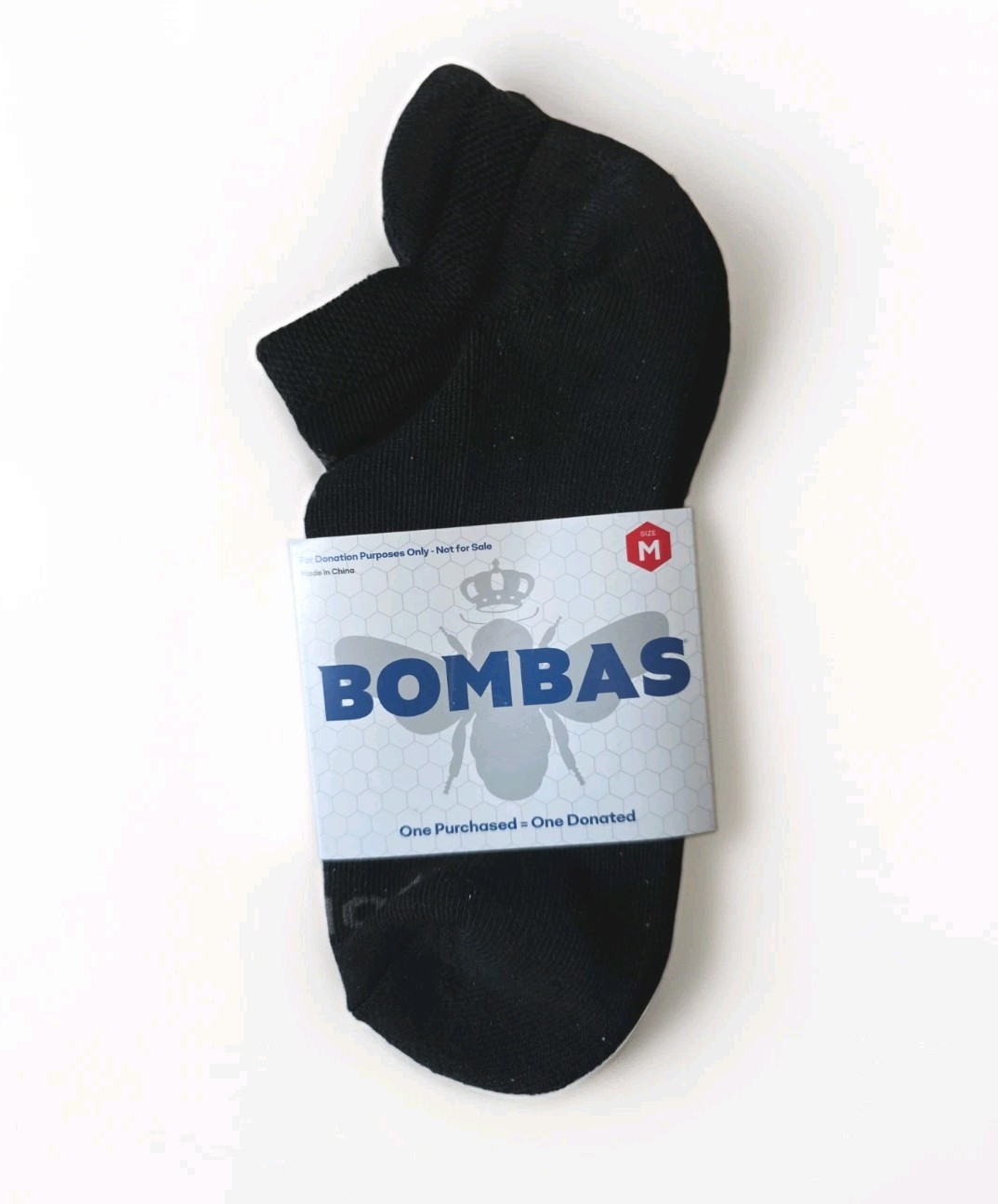Bombas Cushioned Comfort No Show Socks 3pairs Black Medium – UNISEX – New