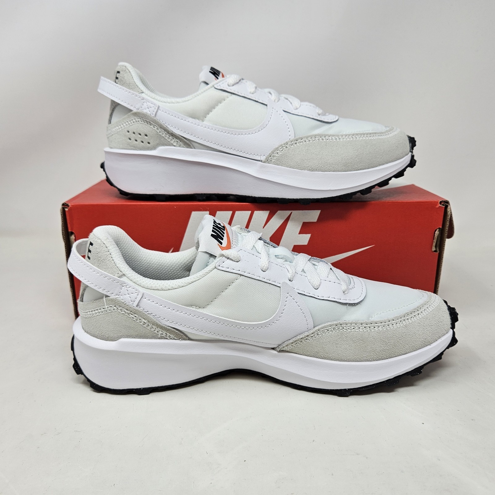 Nike Waffle Debut ‘White Grey’ Comfy Casual Shoe / DH9523-100 / Women’s Size 7.5