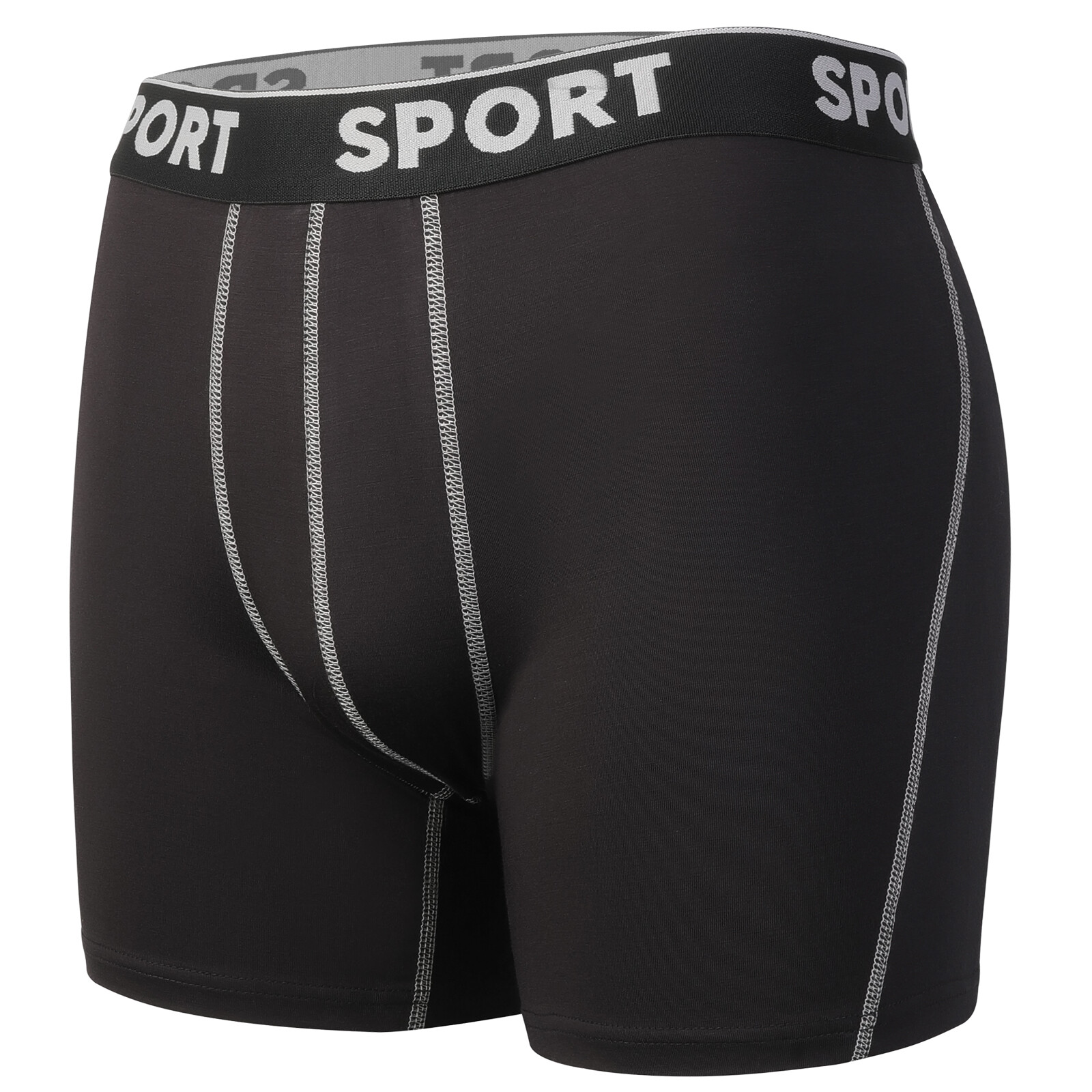4 PCS Men’s Underwear Soft Boxer Briefs Breathable Comfortable Bamboo Trunks