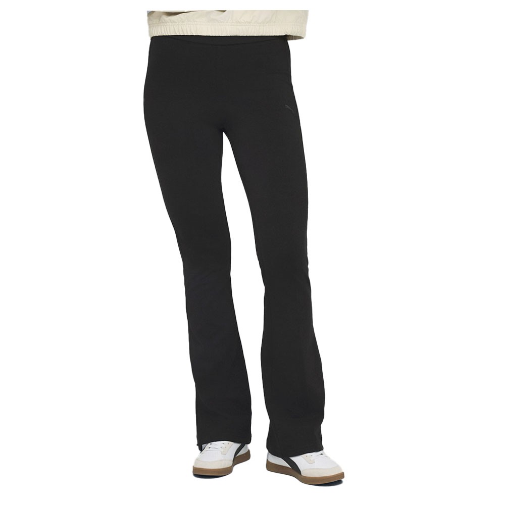 PUMA Her HighWaist Flared Leggings Womens Black Athletic Casual 68815601