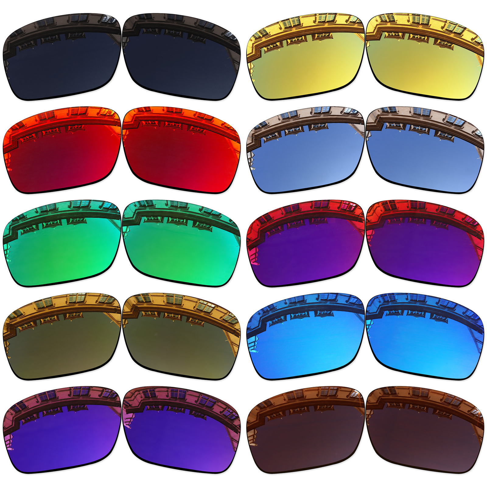 Vonxyz Polarized Replacement Lenses for-Oakley TwoFace OO9189 Sunglasses-Options
