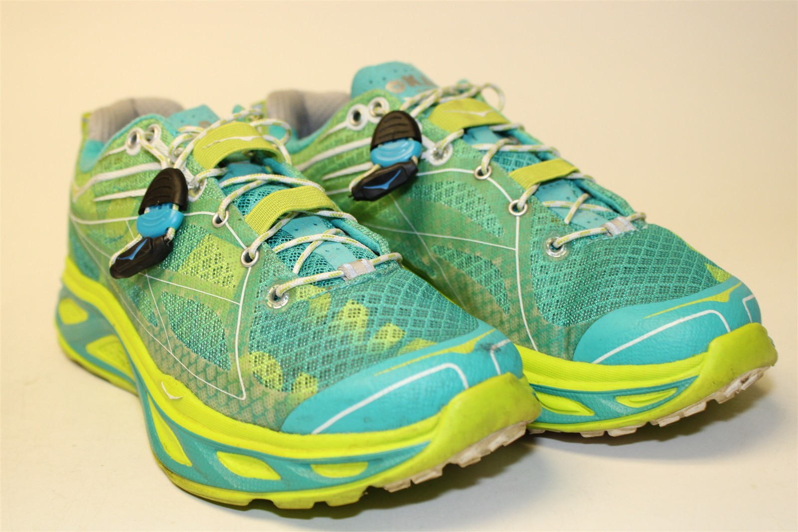 Hoka One One Huaka Textile Lace Up Running Womens Size 6 37 1/3 Shoes 20609 AAW