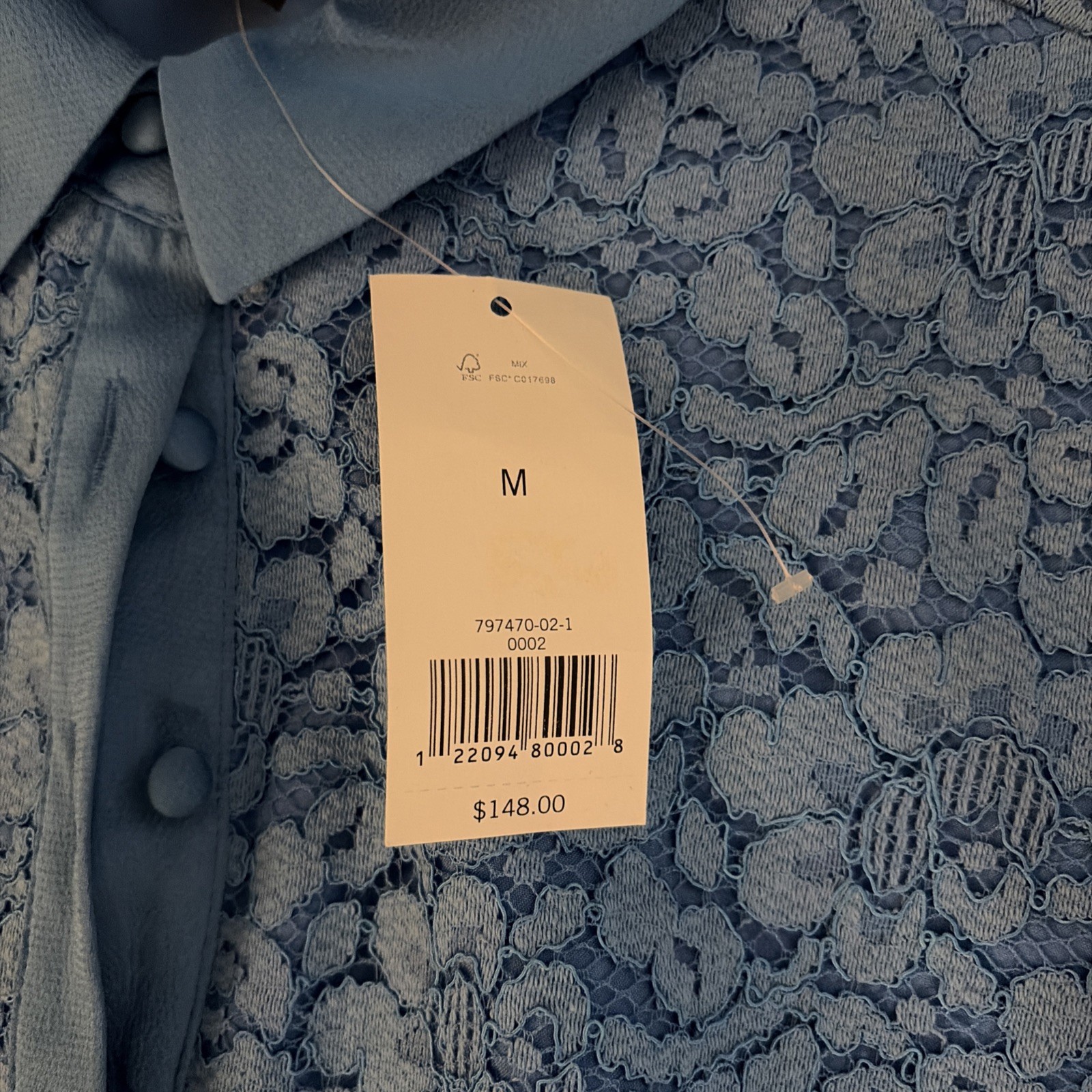 Banana Republic Blue Collared Dress Size Medium Brand New With Tags