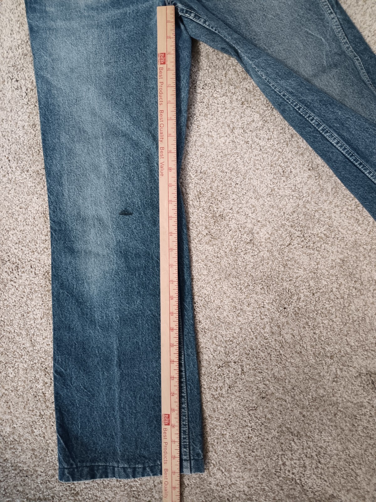 VTG 1980s Kenny Rogers by Karman Jeans Sz 33( 30″w x 29″l) USA Western Denim