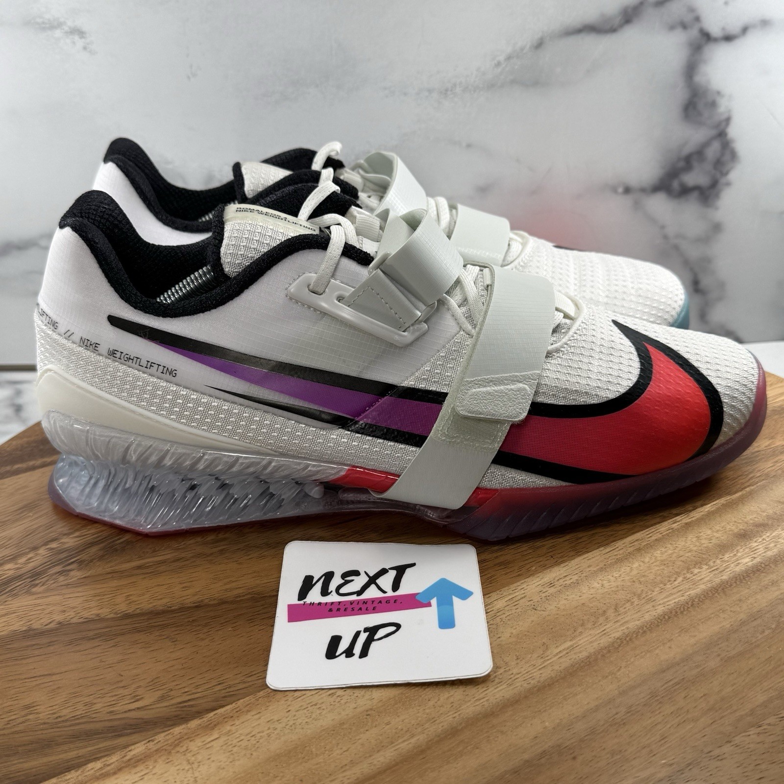 Men 13-Nike Romaleos 4 nby Flash Crimson Weightlifting Powerlifting CN9662-100