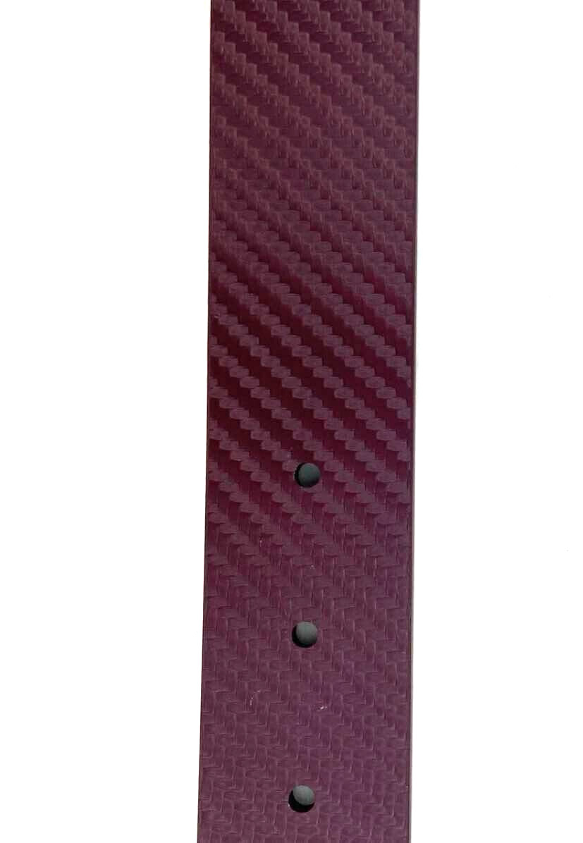 NEW Nike Reversible Maroon Gray Matte Carbon Fiber Golf Belt Men’s S 30-32