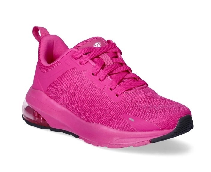 Avia Women’s Lace-Up Air Cushioned Midsole Pink Athletic Low-Top Sneakers: 6-11