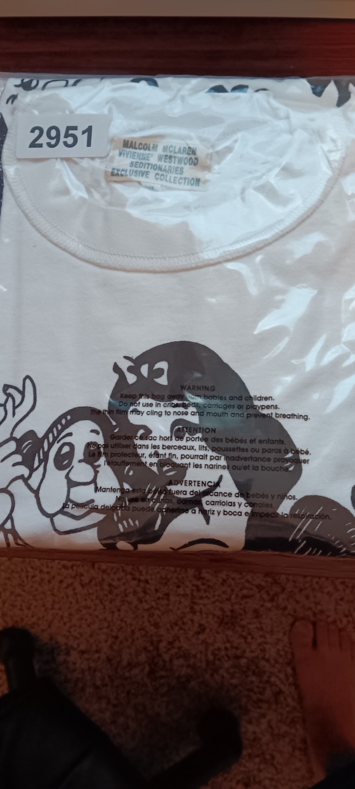 Malcolm McLaren Snow White & The Sic Punks Vulgar X-rated T Shirt XL Sex 18+NOS