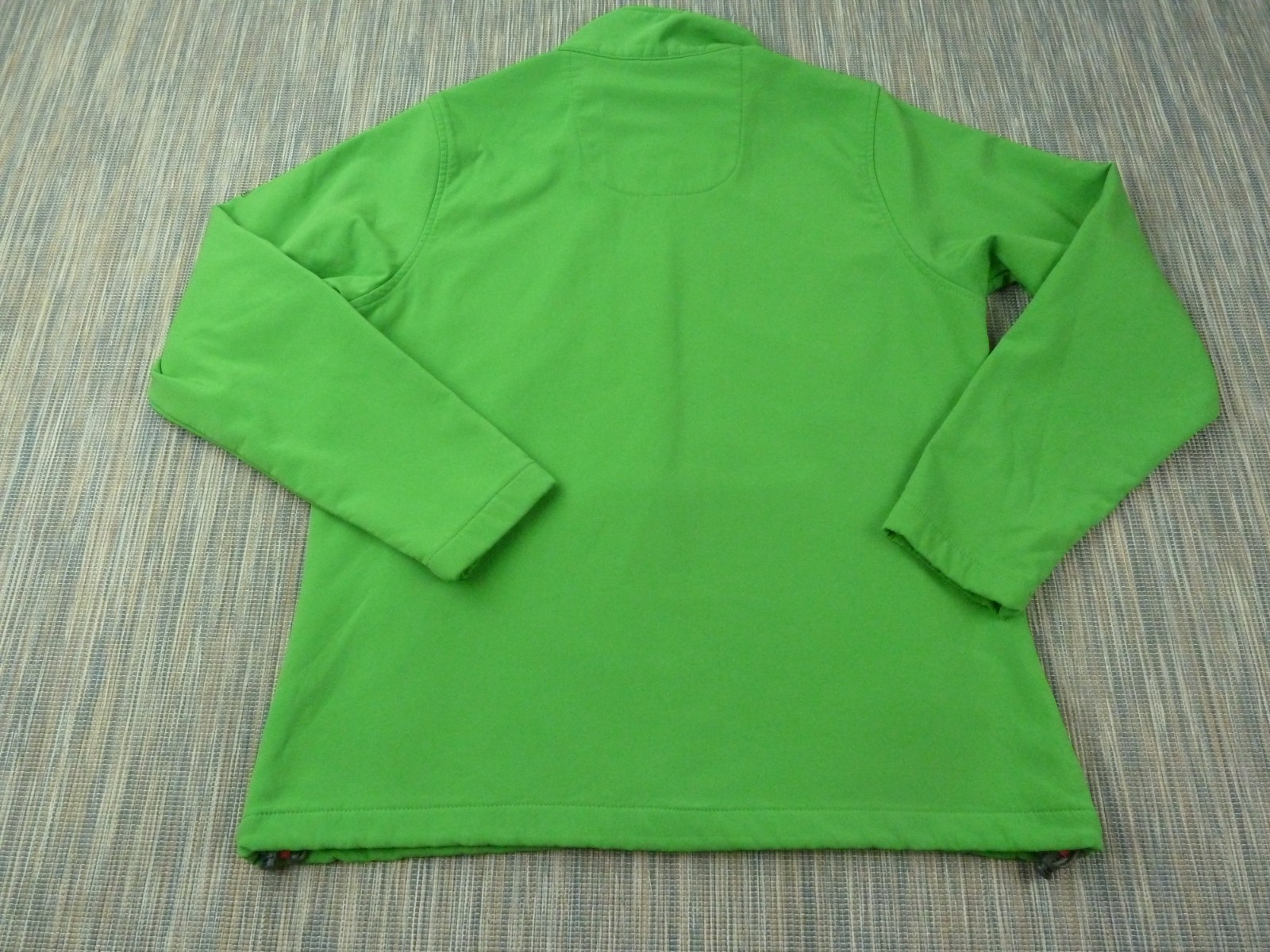 Spitsbergen Softshell Jacket Womens Large Green Pink Zip Outdoor Hiking Golf