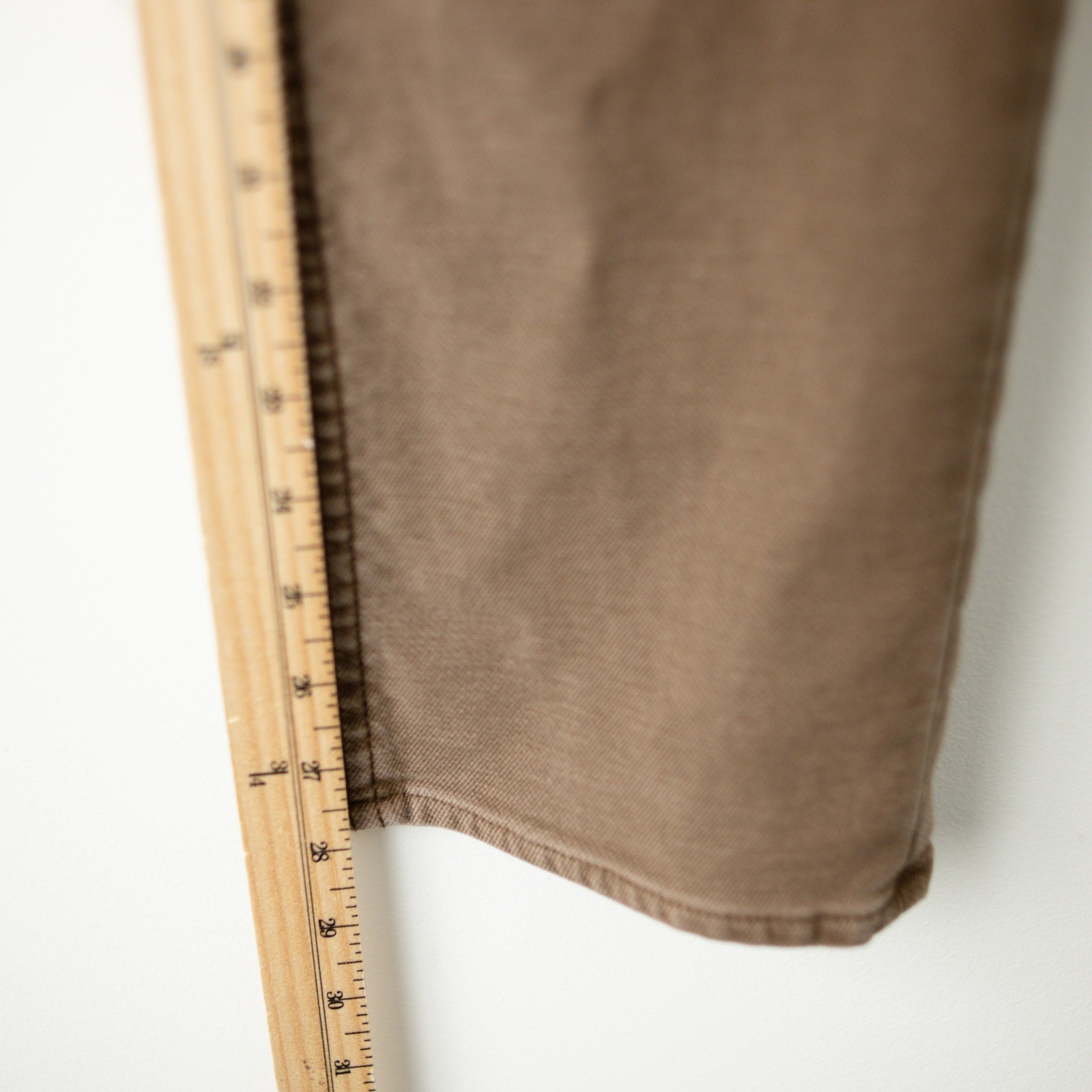 Faherty Stretch Terry 5-Pocket Pant Mens 34×30 Chocolate Brown Zipper Fly