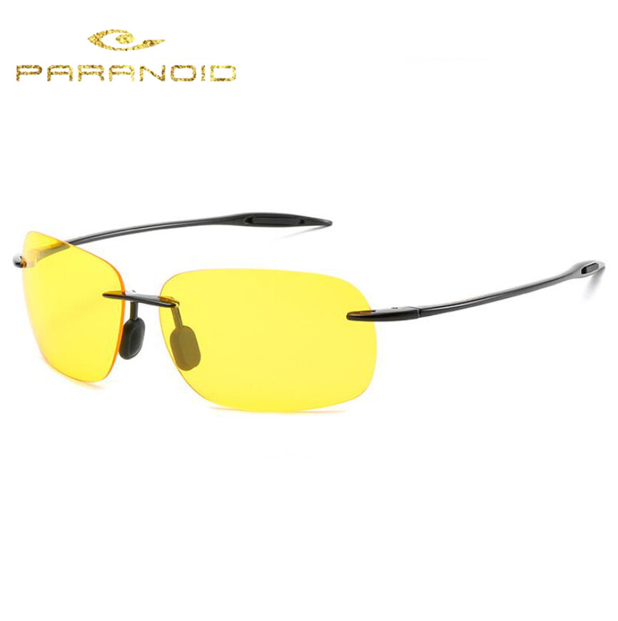 Lightweight Rimless Sport Sunglasses Men Women Driving Riding Glasses UV400
