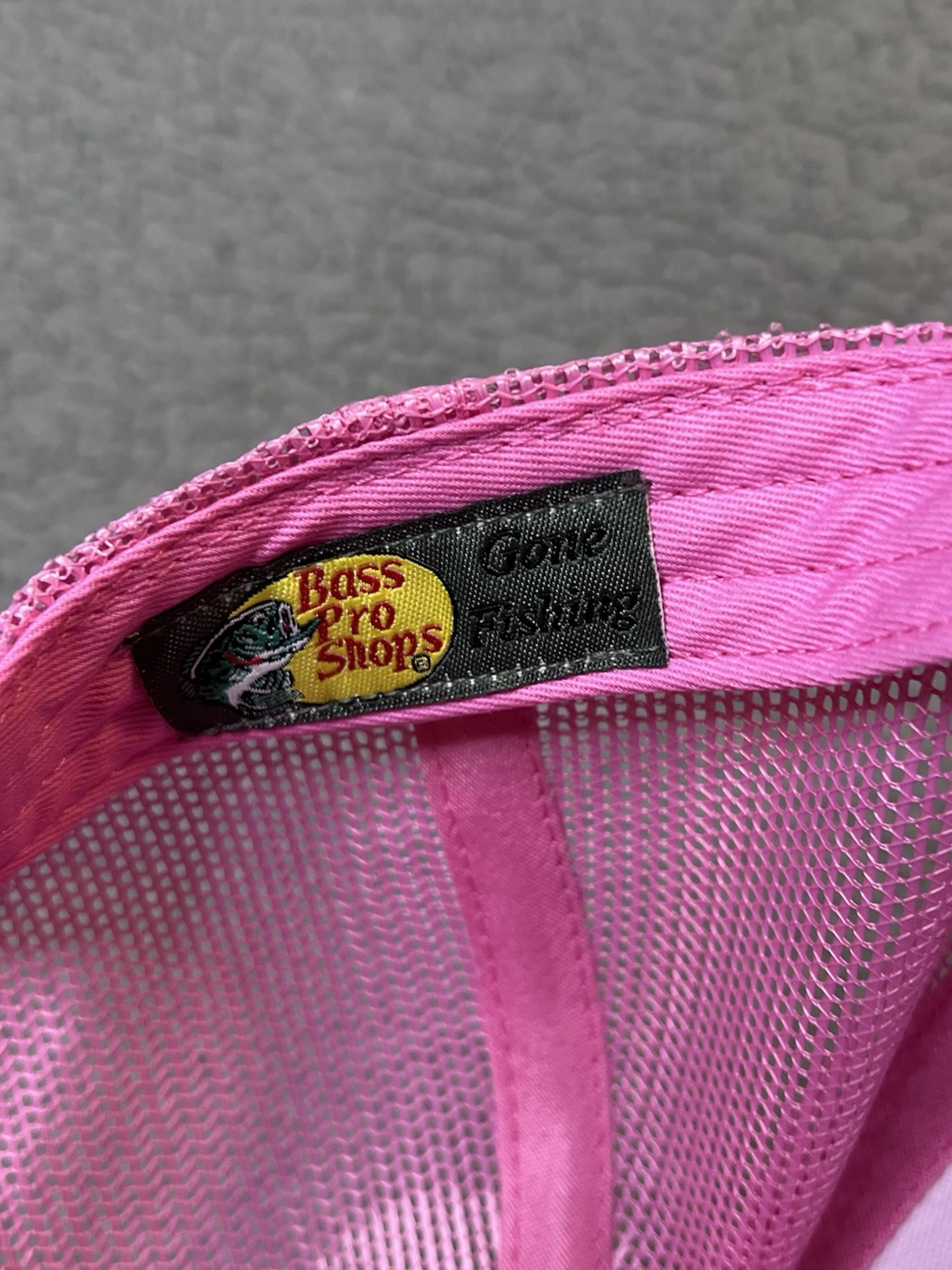 Bass Pro Shops Hot Pink Mesh Trucker Hat Unisex One Size Fit Most