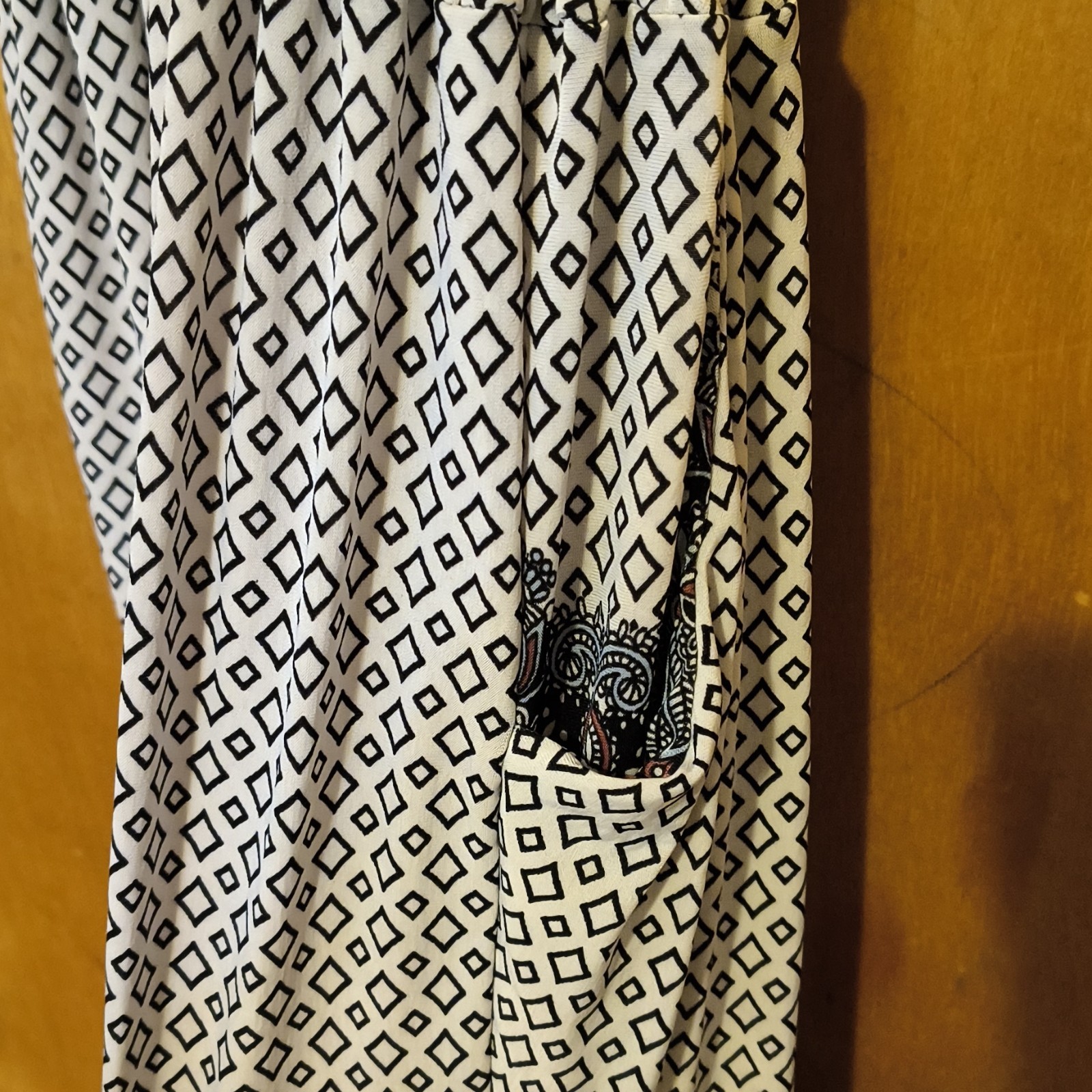 Multi Color Abstract Romper Size L/XL
