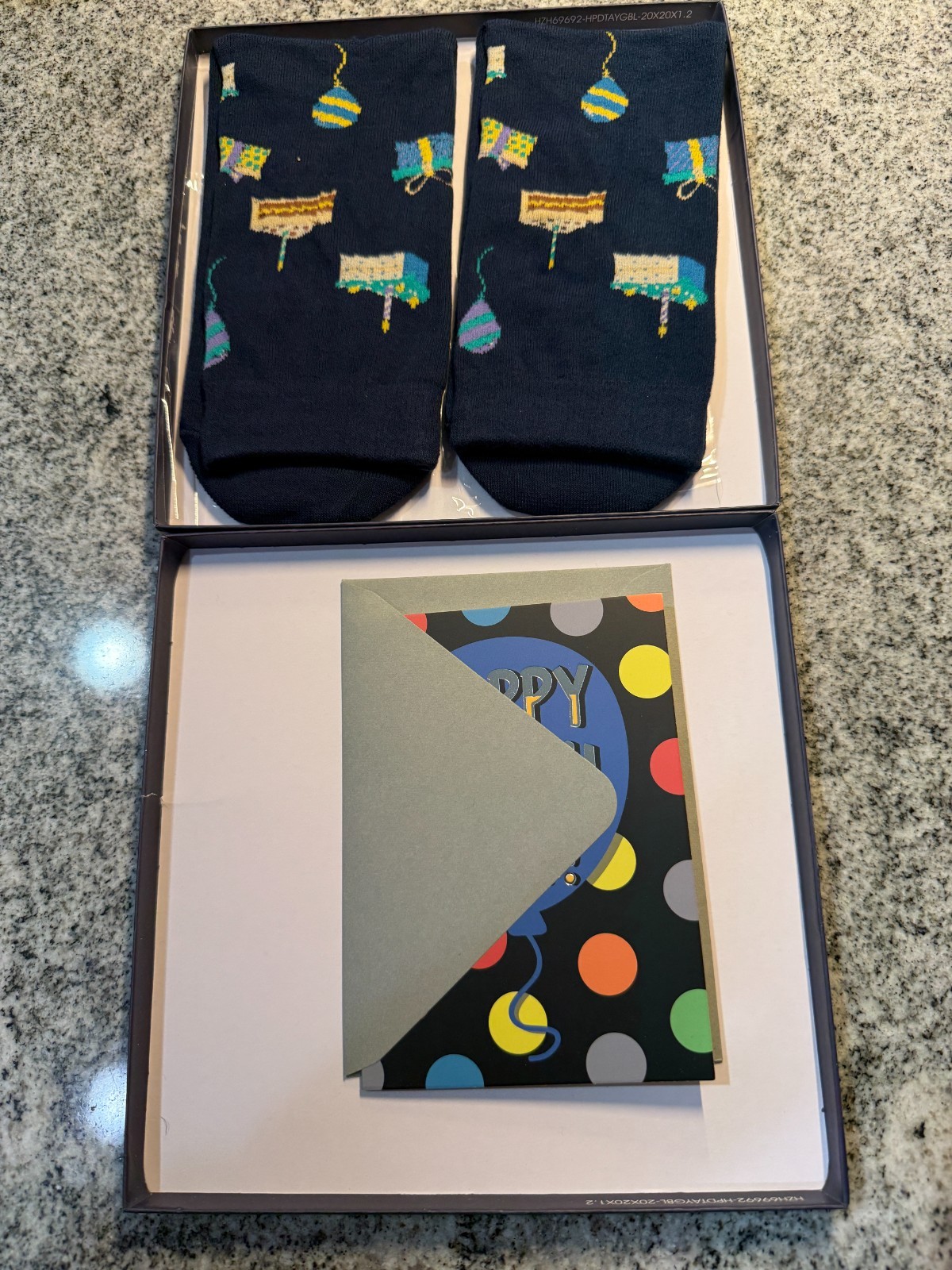 HAPPYPOP Men’s socks – I’M NOT 50 – NEW – BLUE NEW – FUNNY DAD GIFTS – GIFT BOX