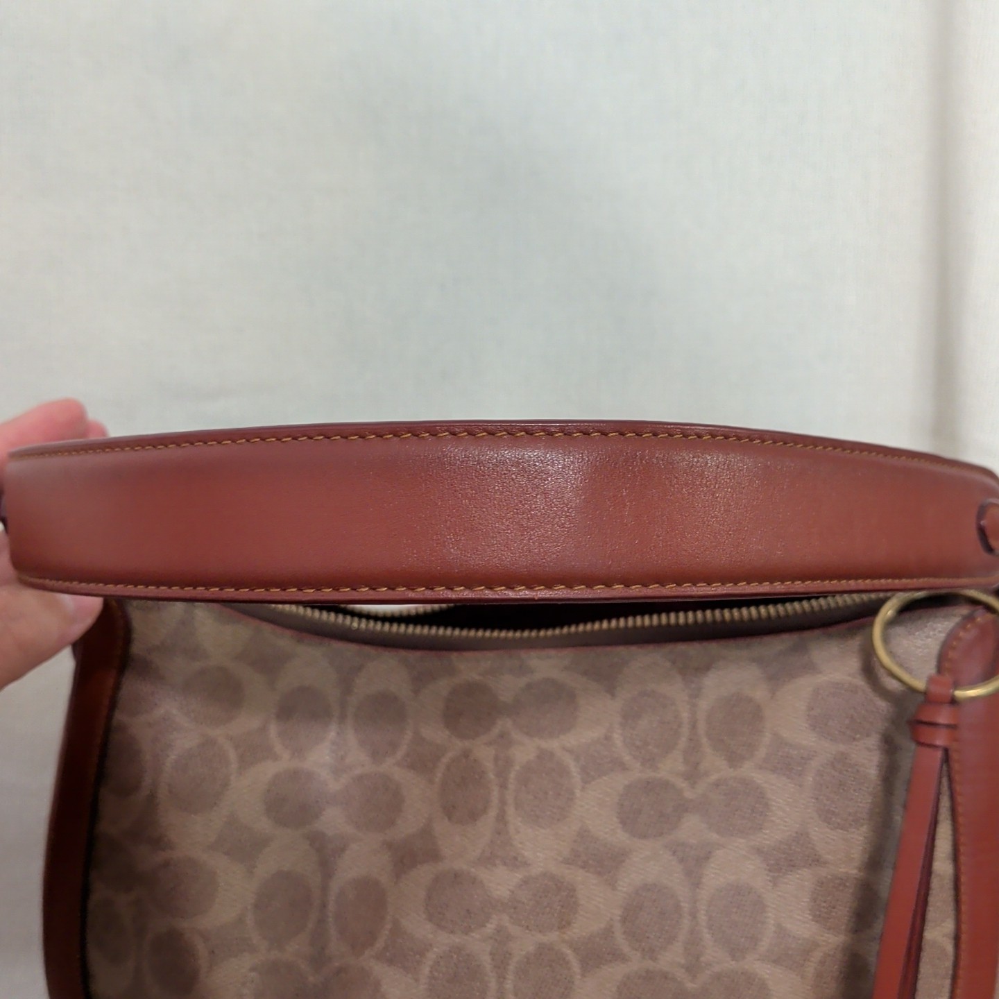 Coach 3-Piece Set: C4825 Lori & Sutton & Wallet in Leather-Tan Rust Collection