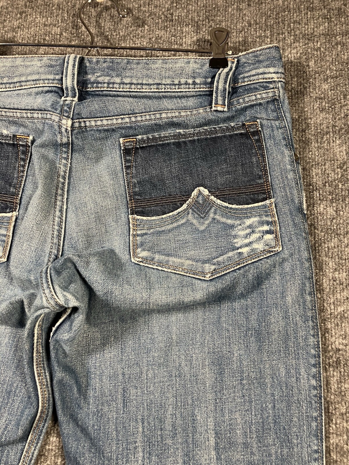 Diesel ZAF 796 Flared Leg Button Fly Denim Jeans Waist 32X30 (cut To 26)