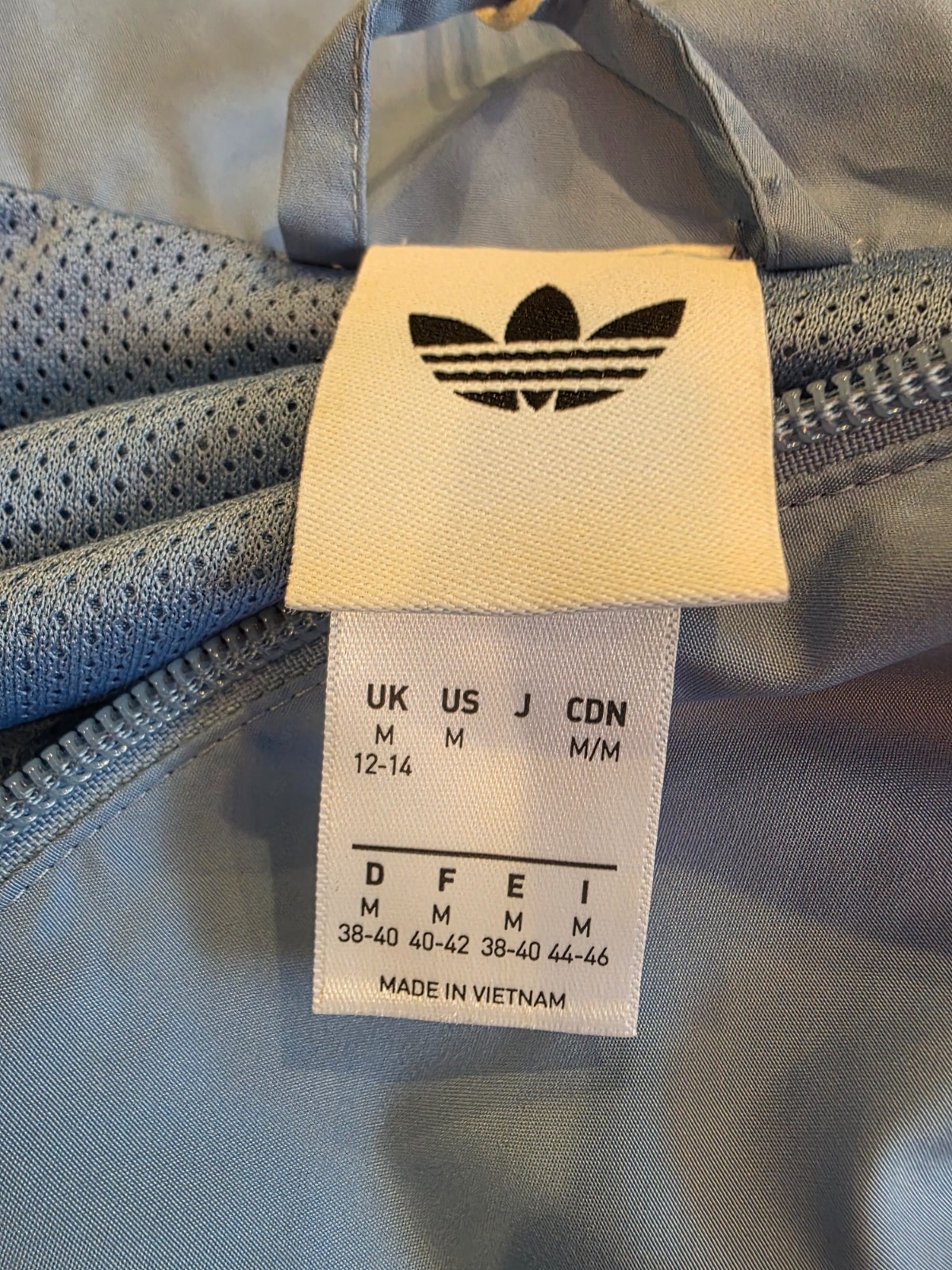 NEW Adidas JY2638 Adilenium Season 3 Oversized Blue Zip Track Jacket Women’s M
