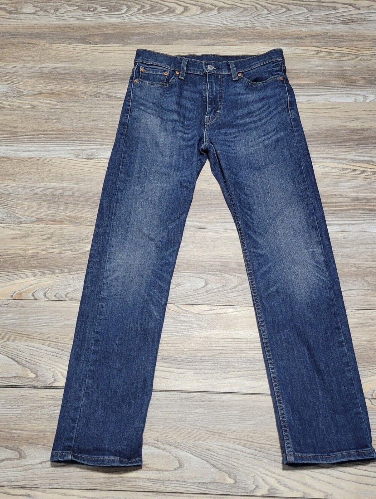 Levis Style 513 Straight Leg Denim Jeans Mens Size 30 X 30 Blue
