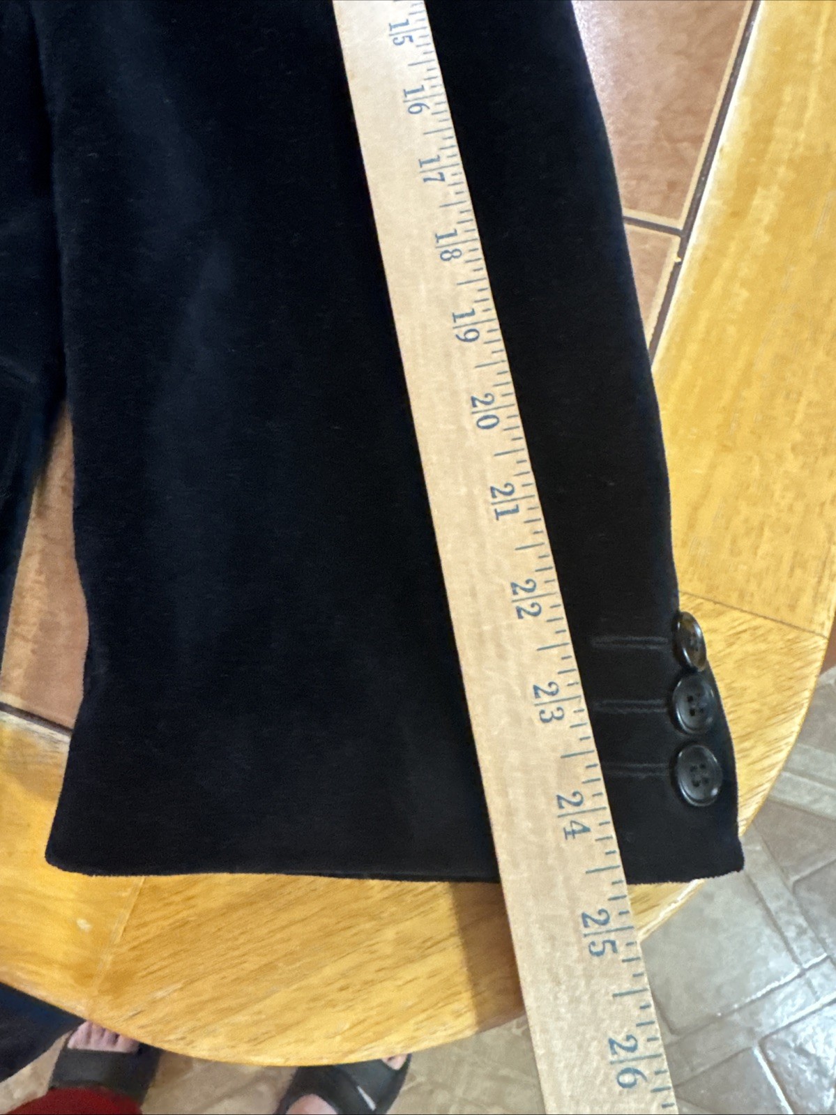 Madison Blazer Mens Sz 50R Black Cotton Velvet Sport Coat Jacket Party Wedding