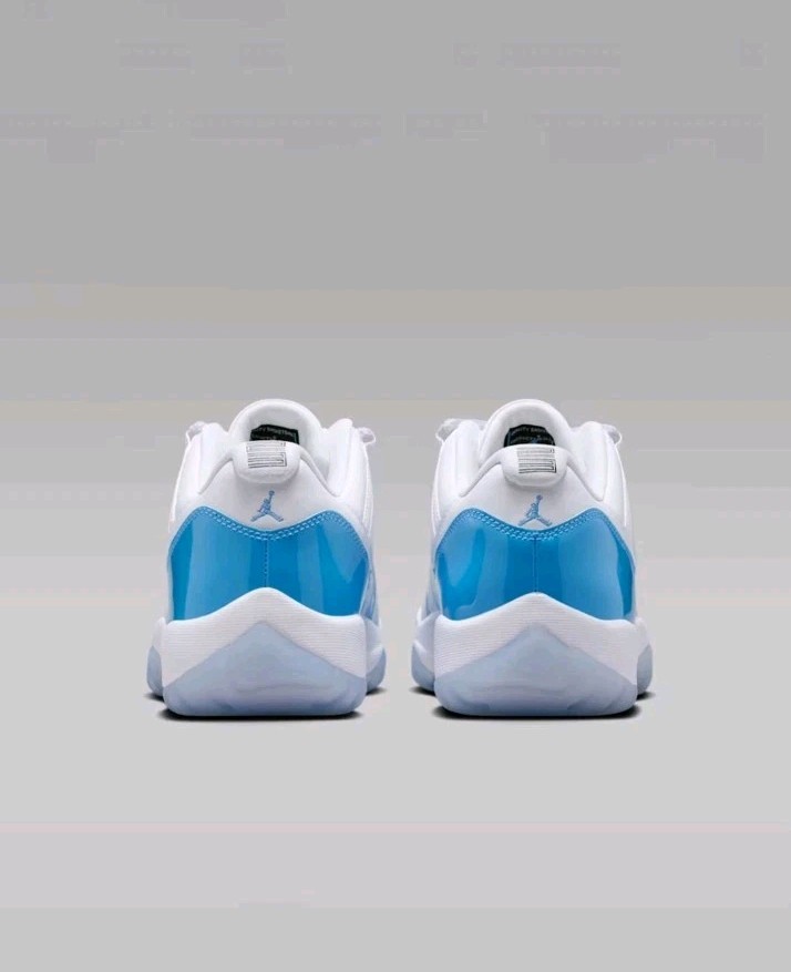 Nike Air Jordan 11 Retro Low Shoes White University Blue FV5104-100 Men 10.5 NEW