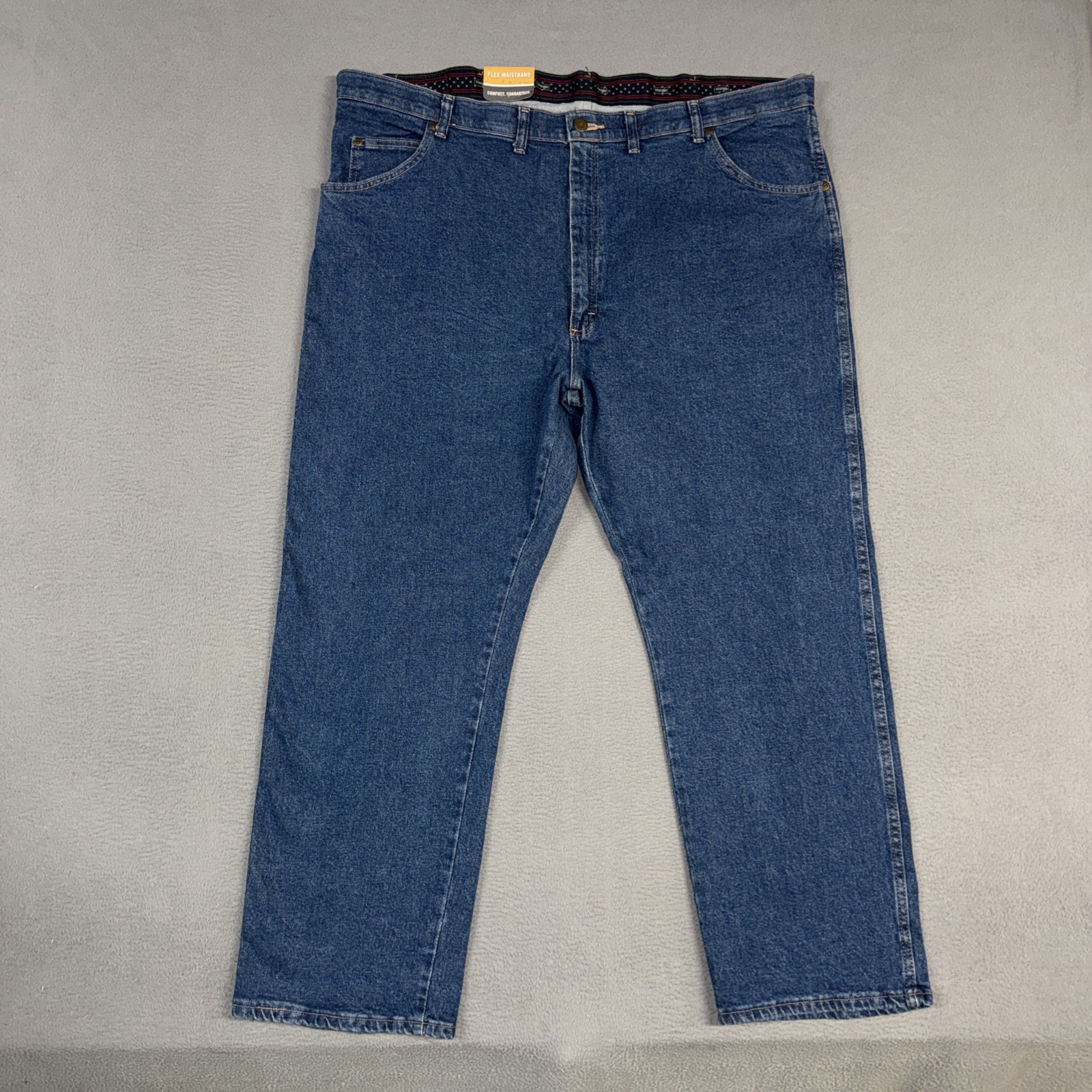 Wrangler Jeans Mens 44×29 Blue Regular Fit Straight Comfort Solutions Series NWT