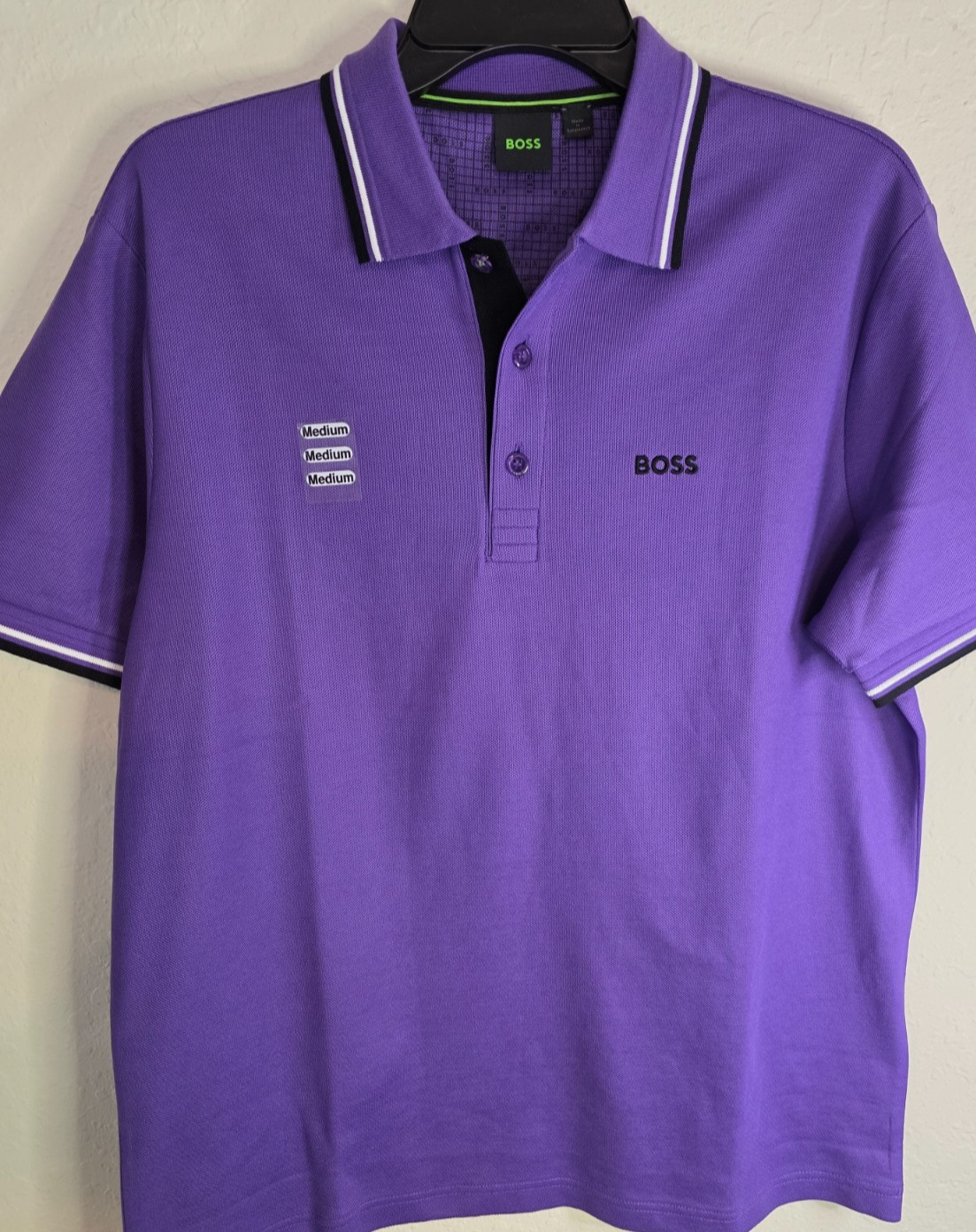 Hugo Boss Men Interlock Cotton Polo Shirt – Dark Purple