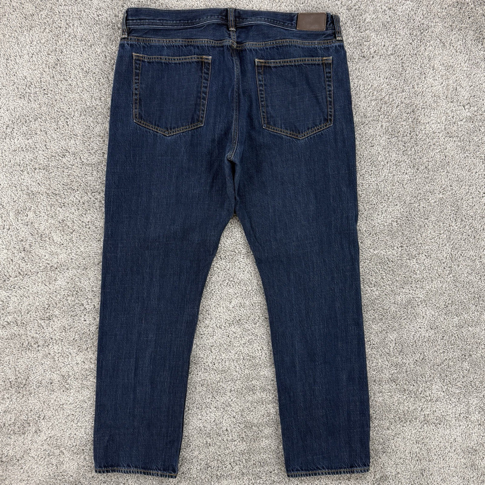 J Crew The Sutton Selvedge Jeans Mens Size Tag-36×32/Fits-36×30 Red Line Tapered