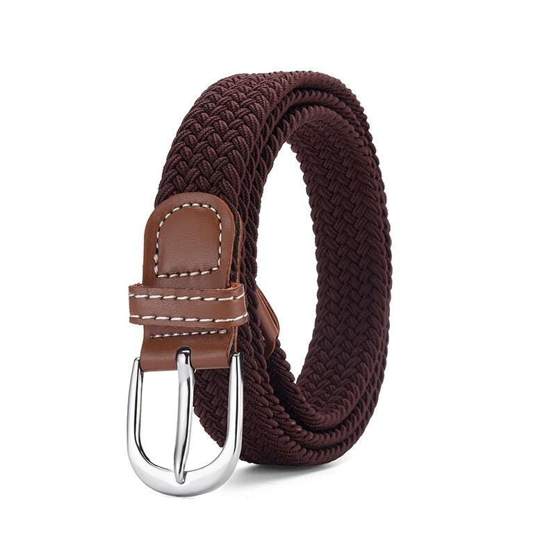 Elastic Fabric Braided Belt,Enduring Stretch Woven Belt for Unisex Men/Women/Jun