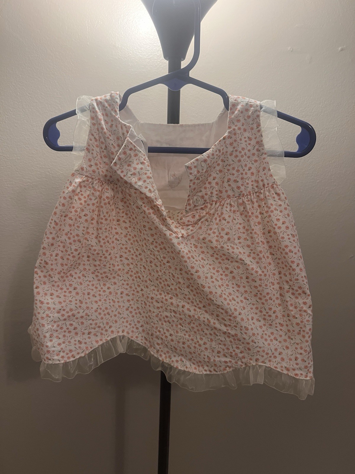 3 Vintage Baby Girl Dresses Bryan Rare Editions 6-9M 12M Lace Smocked USA