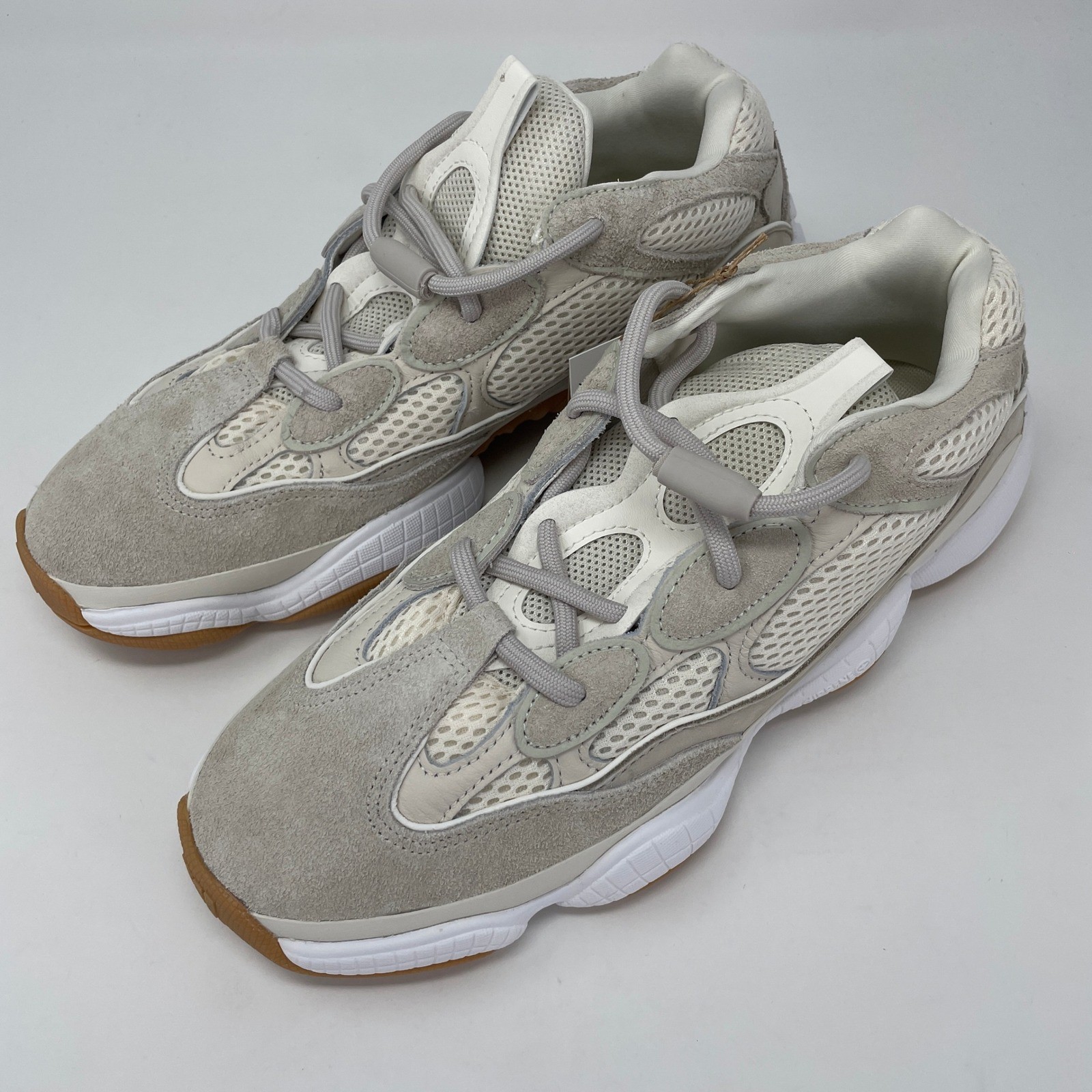 Adidas Yeezy 500 Stone Taupe Mens Sneakers ID1600 Grey Gum Sole Size 10.5 NIB