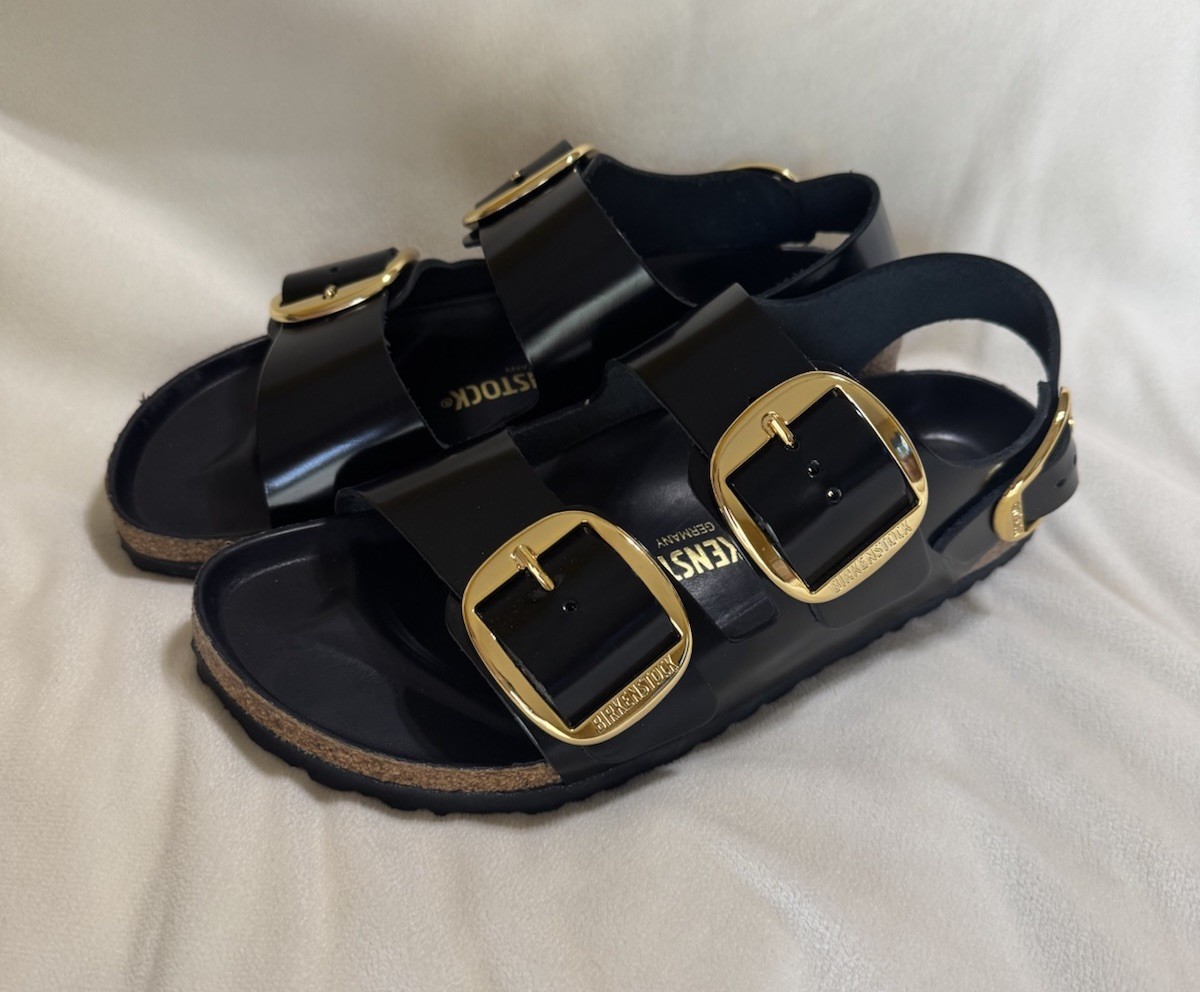 BIRKENSTOCK MILANO BIG BUCKLE black Sz 41 Slingback Sz W 10 / M 8.5