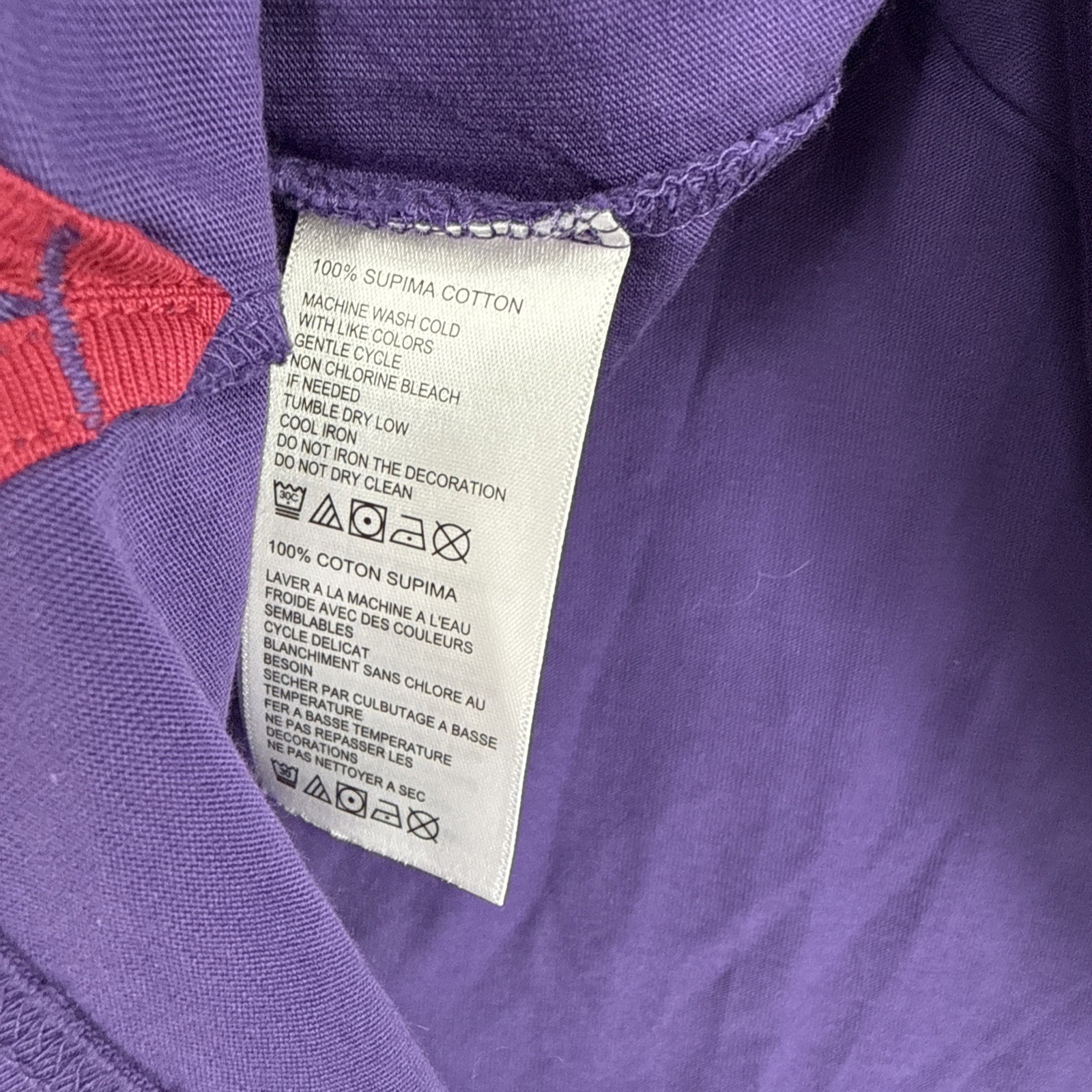 NWT Tommy Bahama Bali Skyline VNeck Tee Purple Resort Supima Cotton Beach Mens L