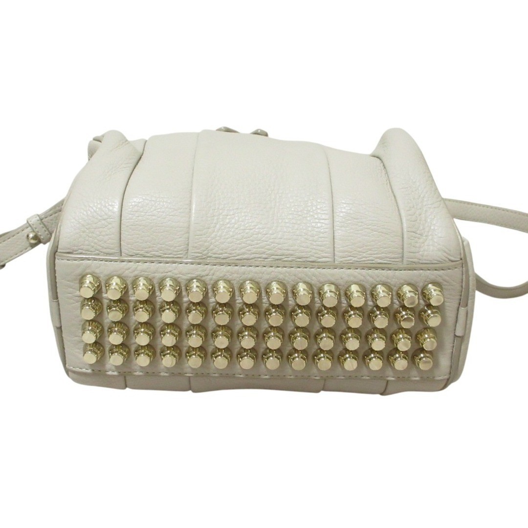 Alexander Wang Rocky Leather 2-Way Handbag/Shoulder Bag (Greige) Women USED