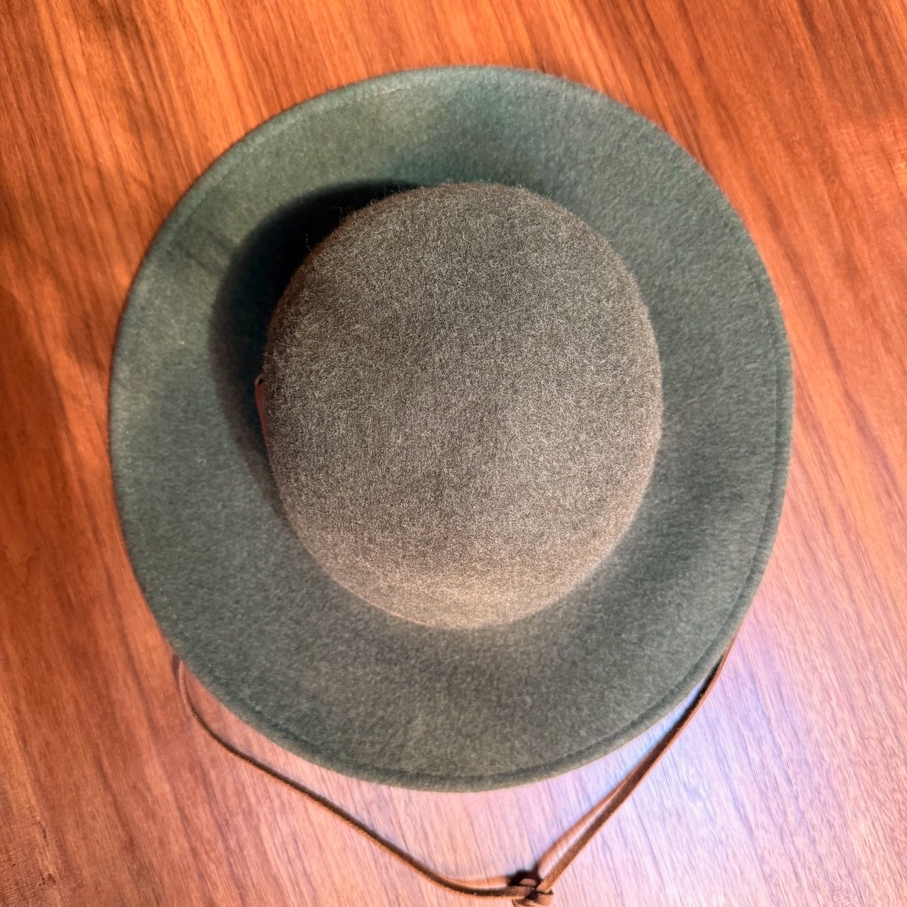Brixton Field Proper Fedora | Green Wool Felt | Size 7 1/4 (58 cm) | Unisex